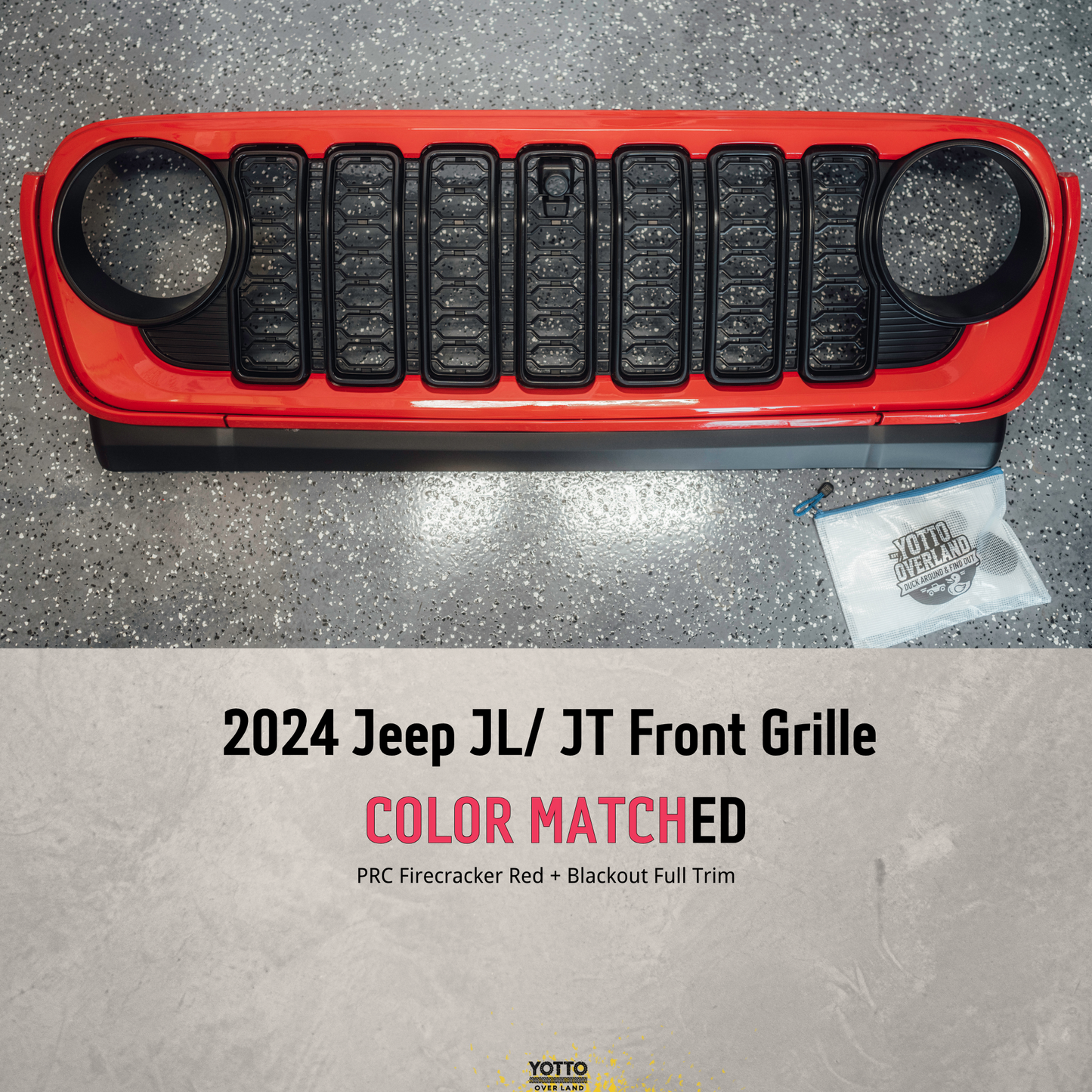 Jeep JL JT 2024 Front Grilles - OEM Color Matched