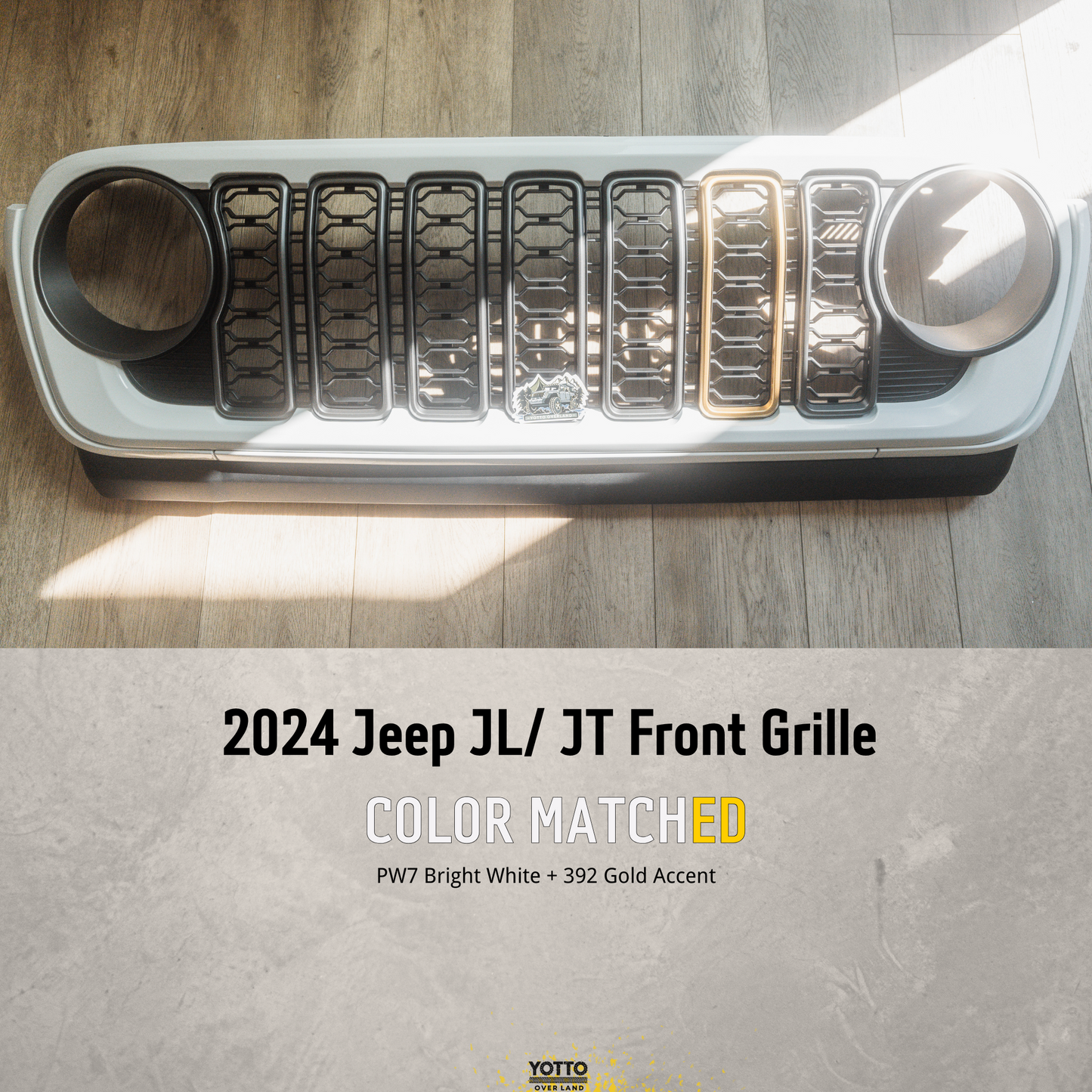 Jeep JL JT 2024 Front Grilles - OEM Color Matched