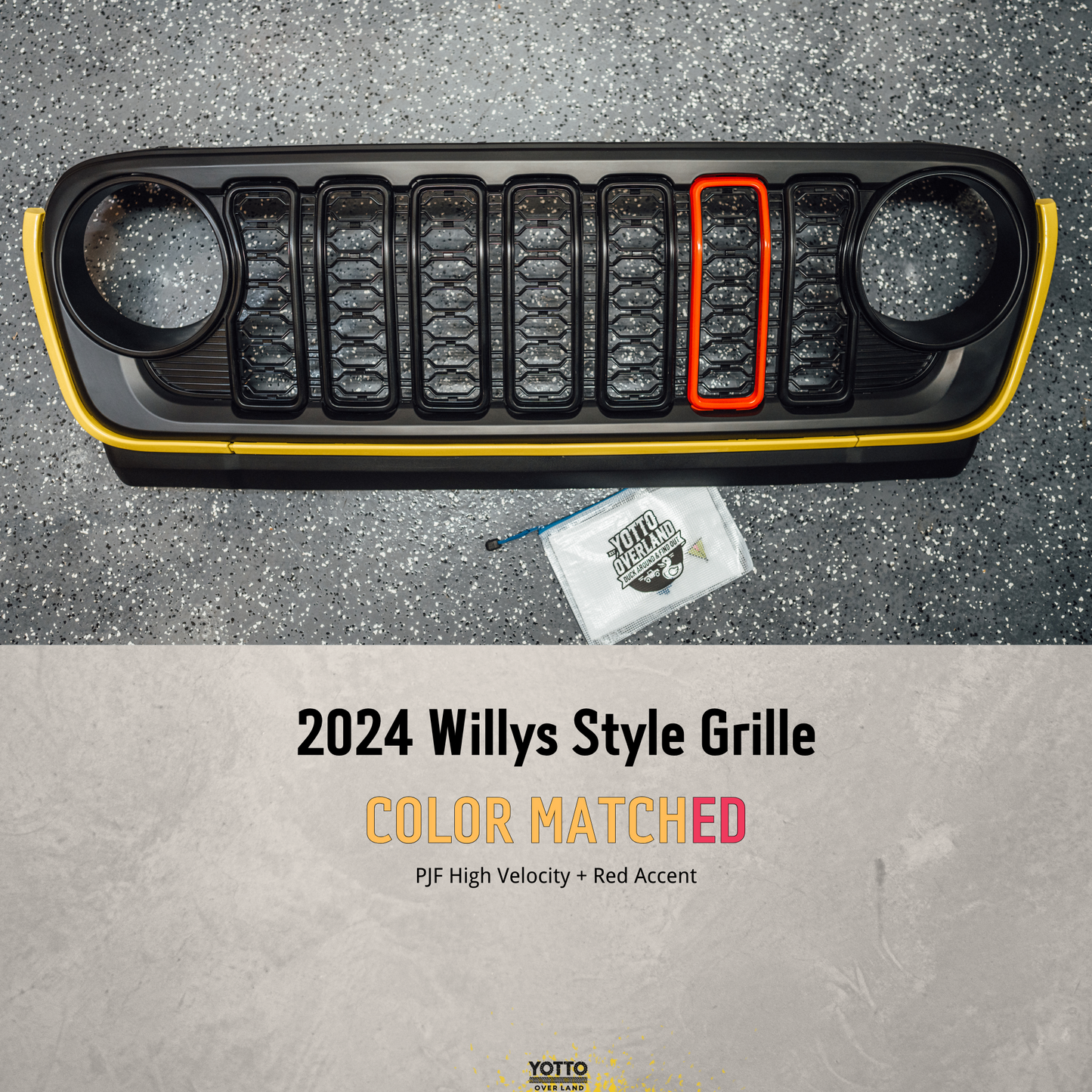 2024 Jeep JL & JT - Willys Grille