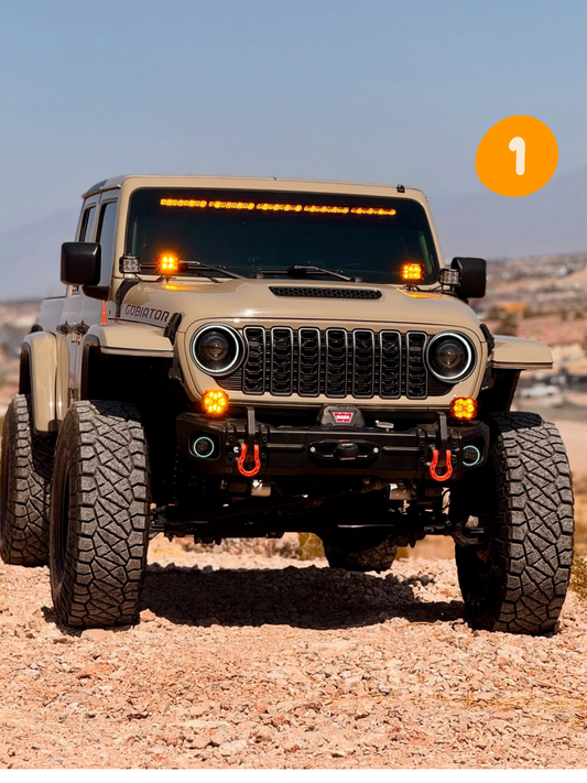 SALE: OEM Color Matched Front Grille for Wrangler JL/Gladiator JT