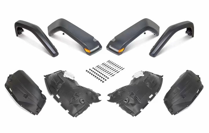 18-24 Jeep Wrangler : High Fender Color Matched Painted Set