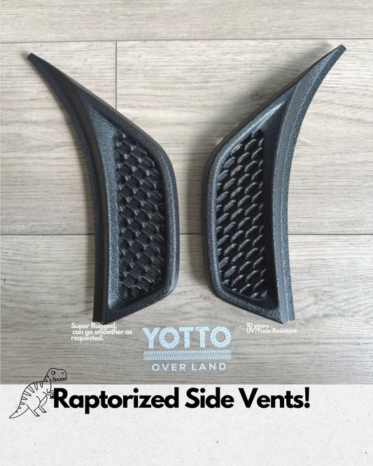 Raptorized Side Vents for Wrangler JL Gladiator JT
