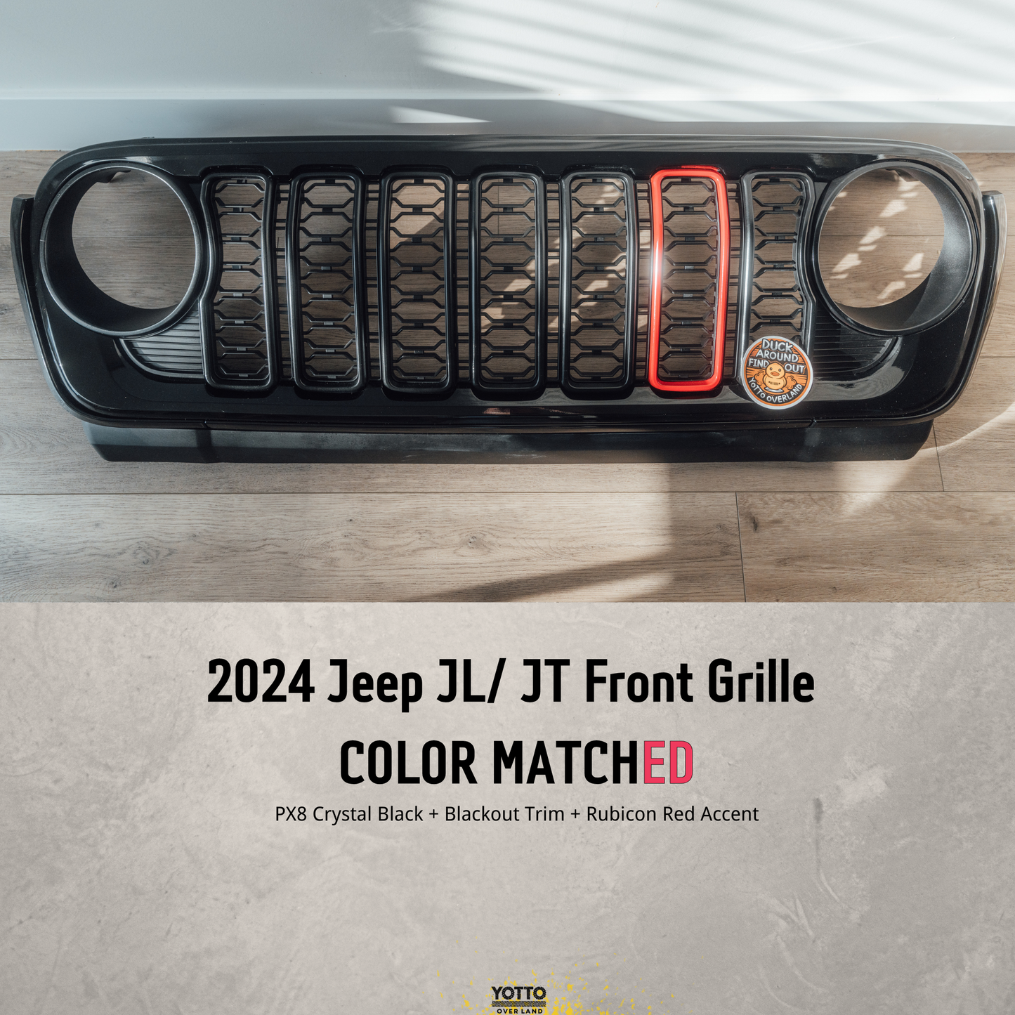 Jeep JL JT 2024 Front Grilles - OEM Color Matched