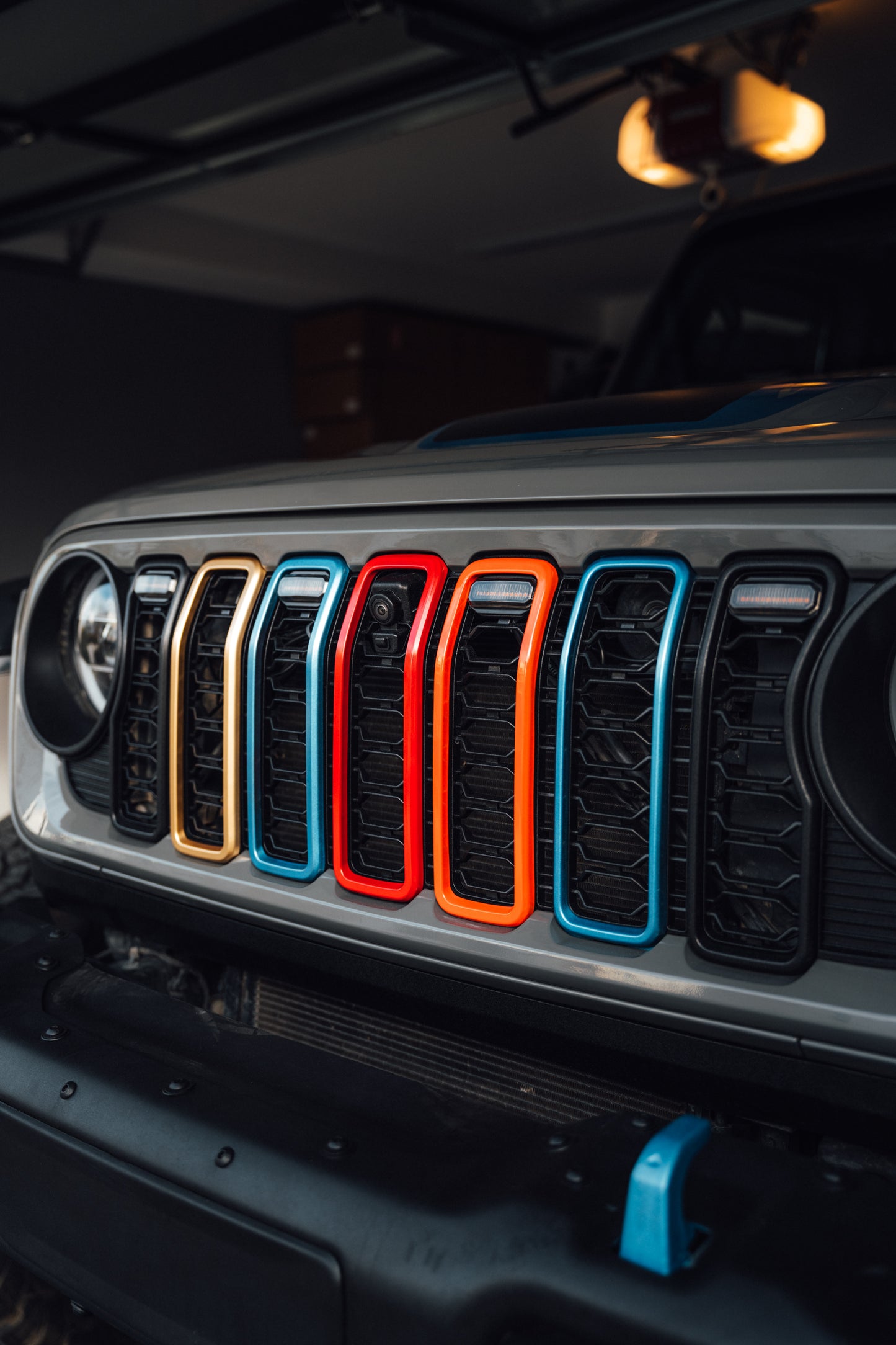 Snap On Slot Cover for 2024 Grille Wrangler JL JT Grille
