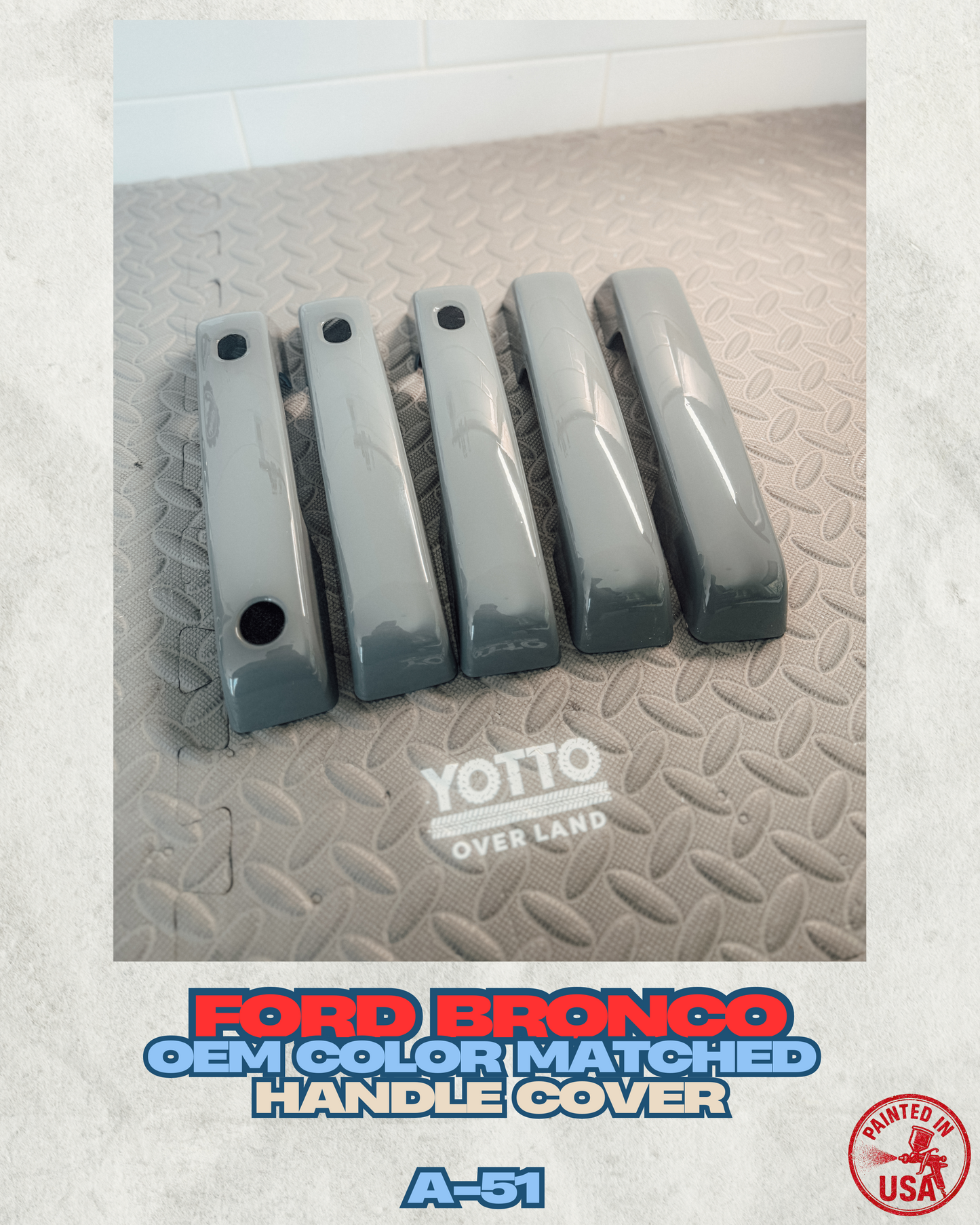 Ford Bronco 21-26 OEM Color-Matched Door Handle Cover