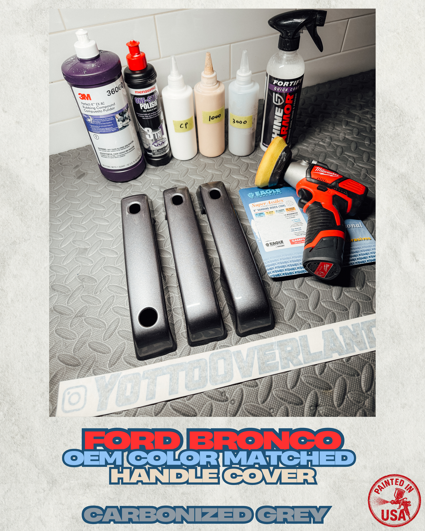 Ford Bronco 21-26 OEM Color-Matched Door Handle Cover