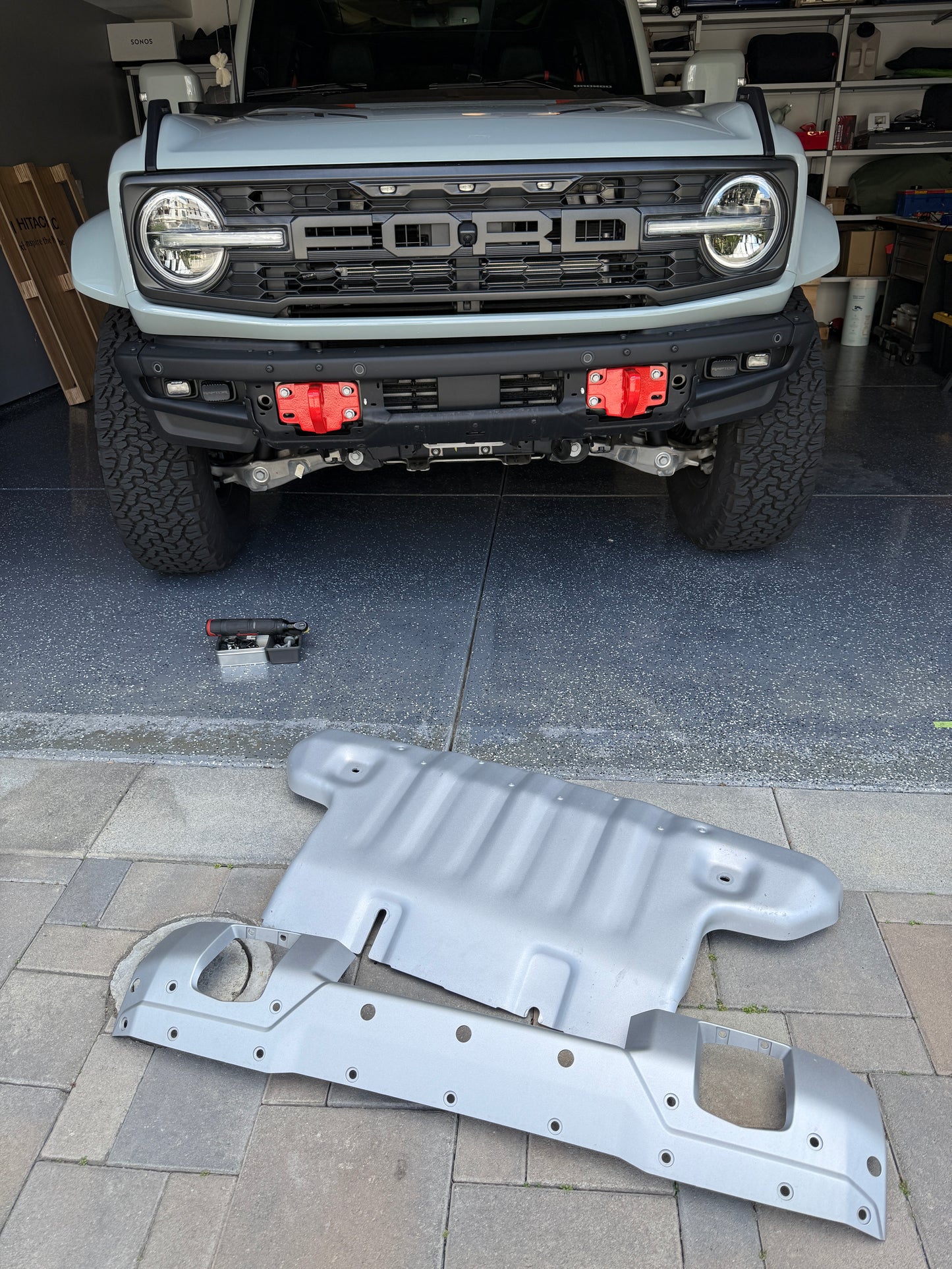 Skid Plate Raptor Liner Coating Service for Ford Bronco Raptor 21-25