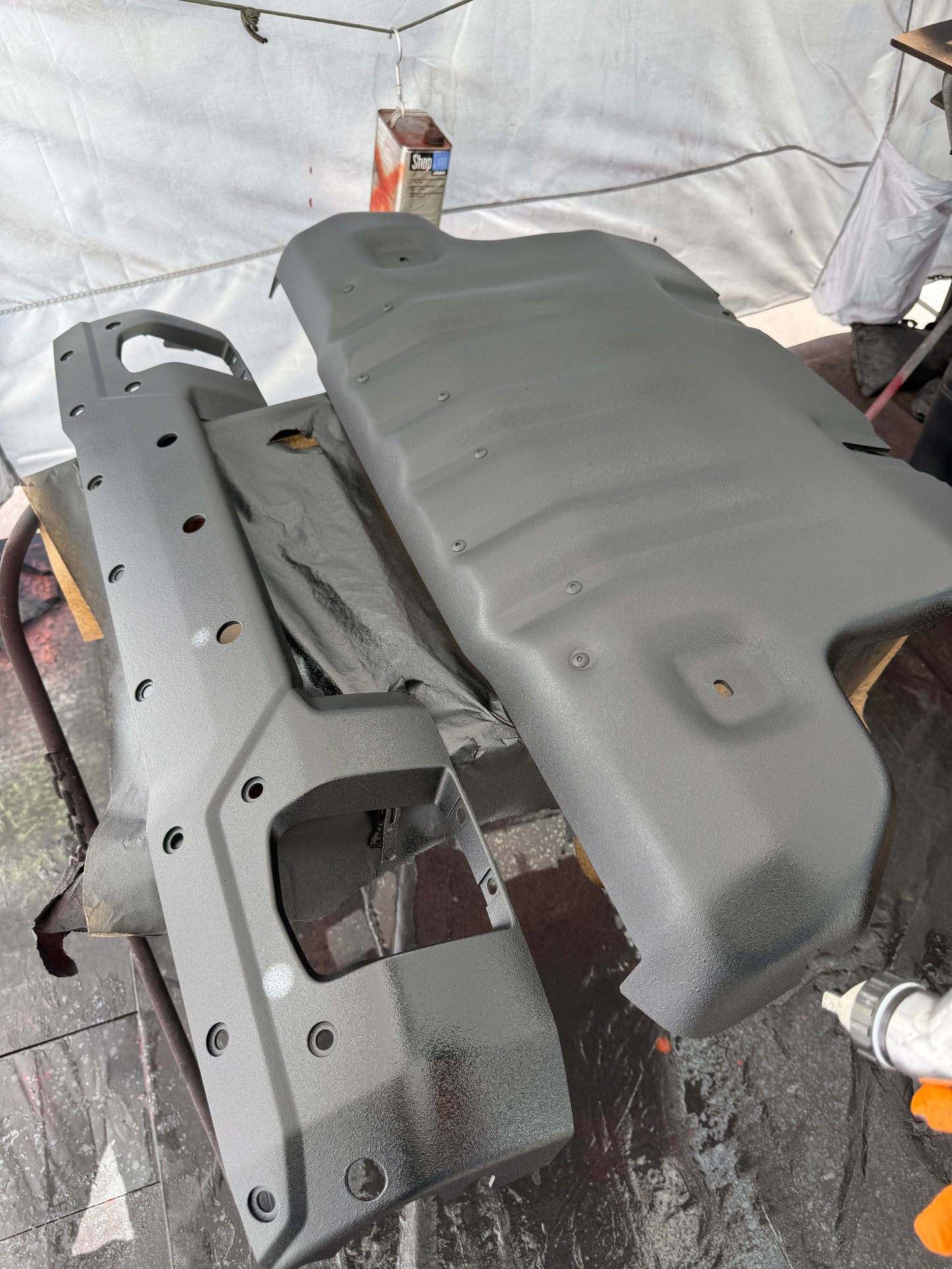 Skid Plate Raptor Liner Coating Service for Ford Bronco Raptor 21-25