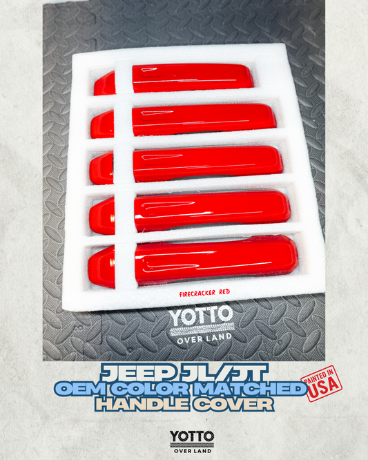 Door Handle Covers OEM Color Matched for Jeep JL JT 4 Doors
