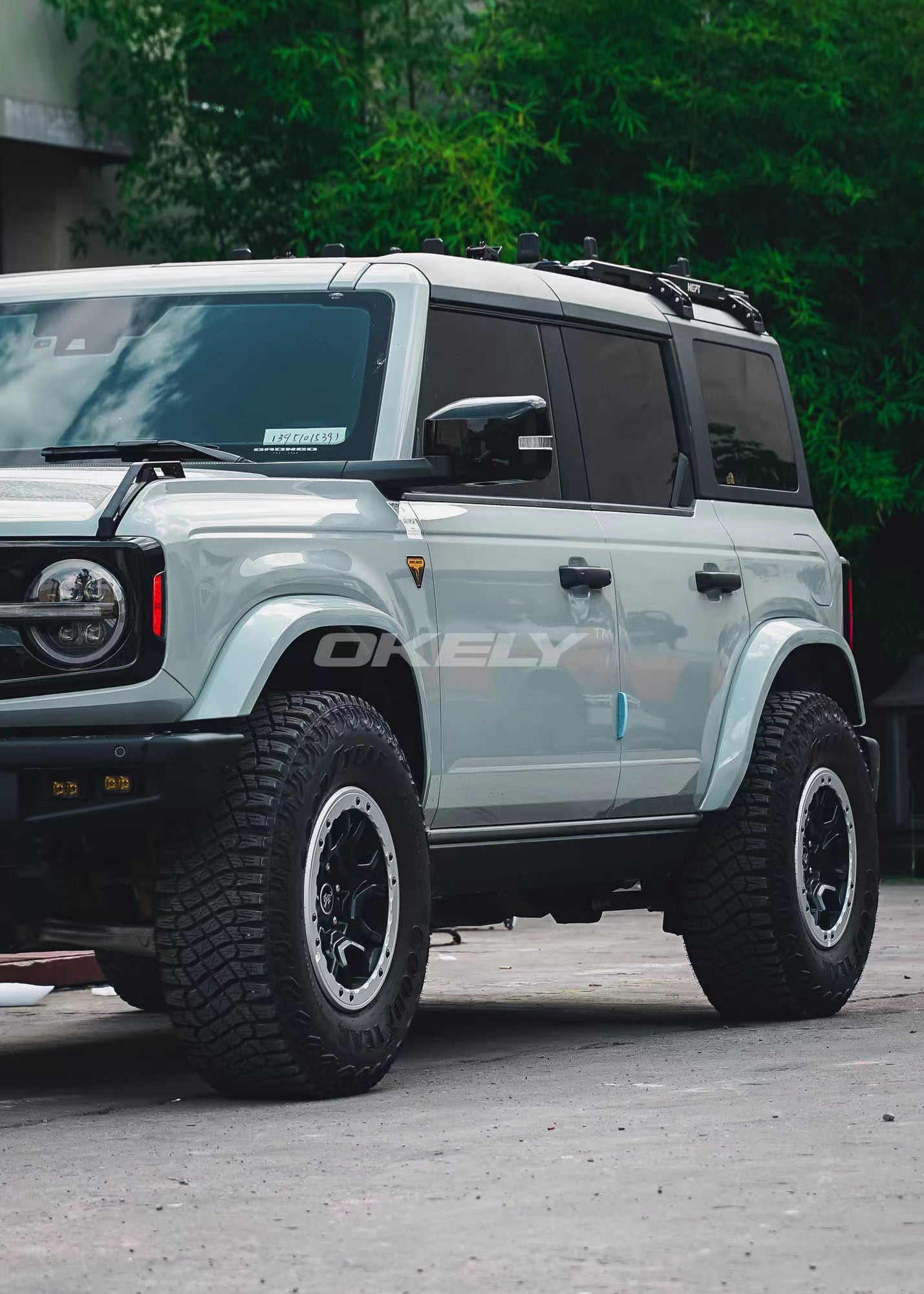 Bronco Slim Fenders OEM Color Painted