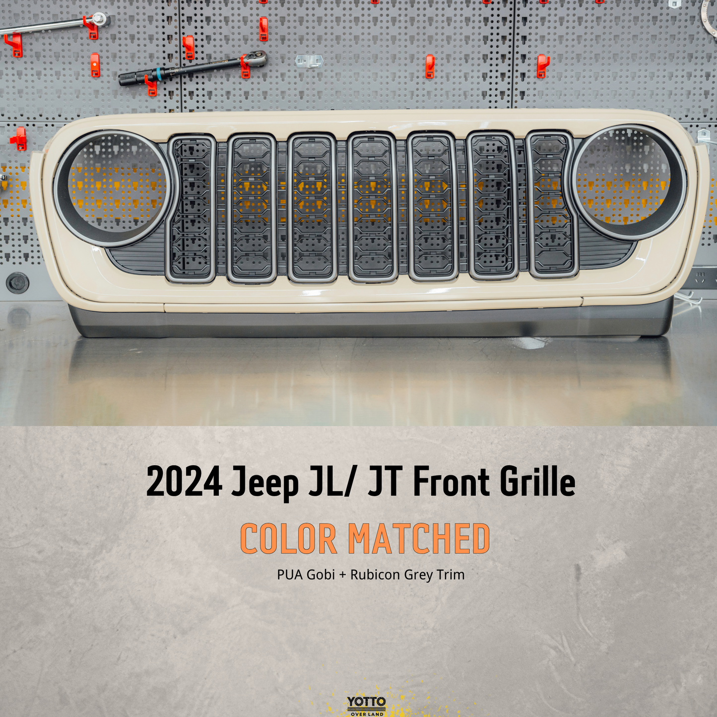 Jeep JL JT 2024 Front Grilles - OEM Color Matched