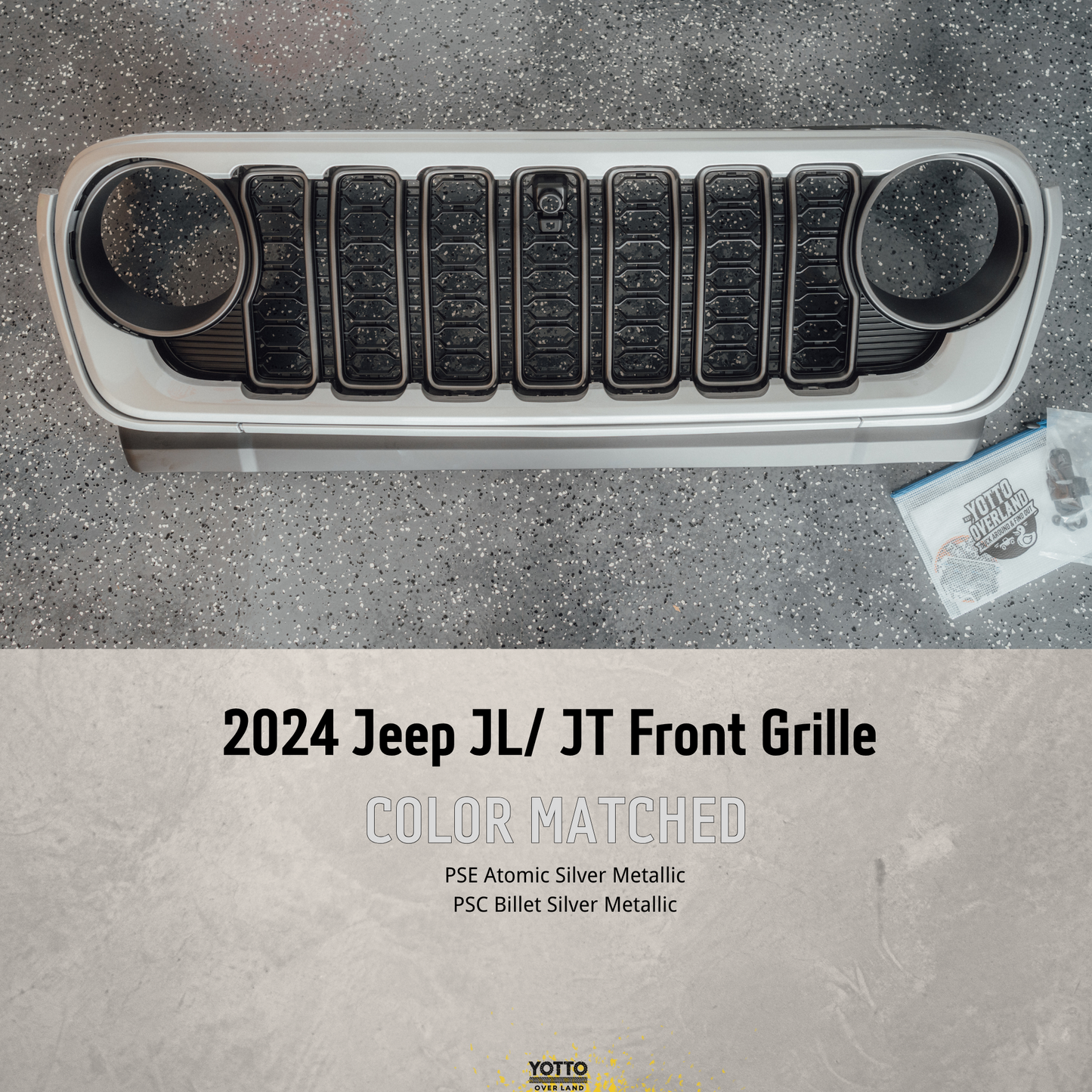 18-25 OEM Color Matched Front Grille for Wrangler JL/Gladiator JT