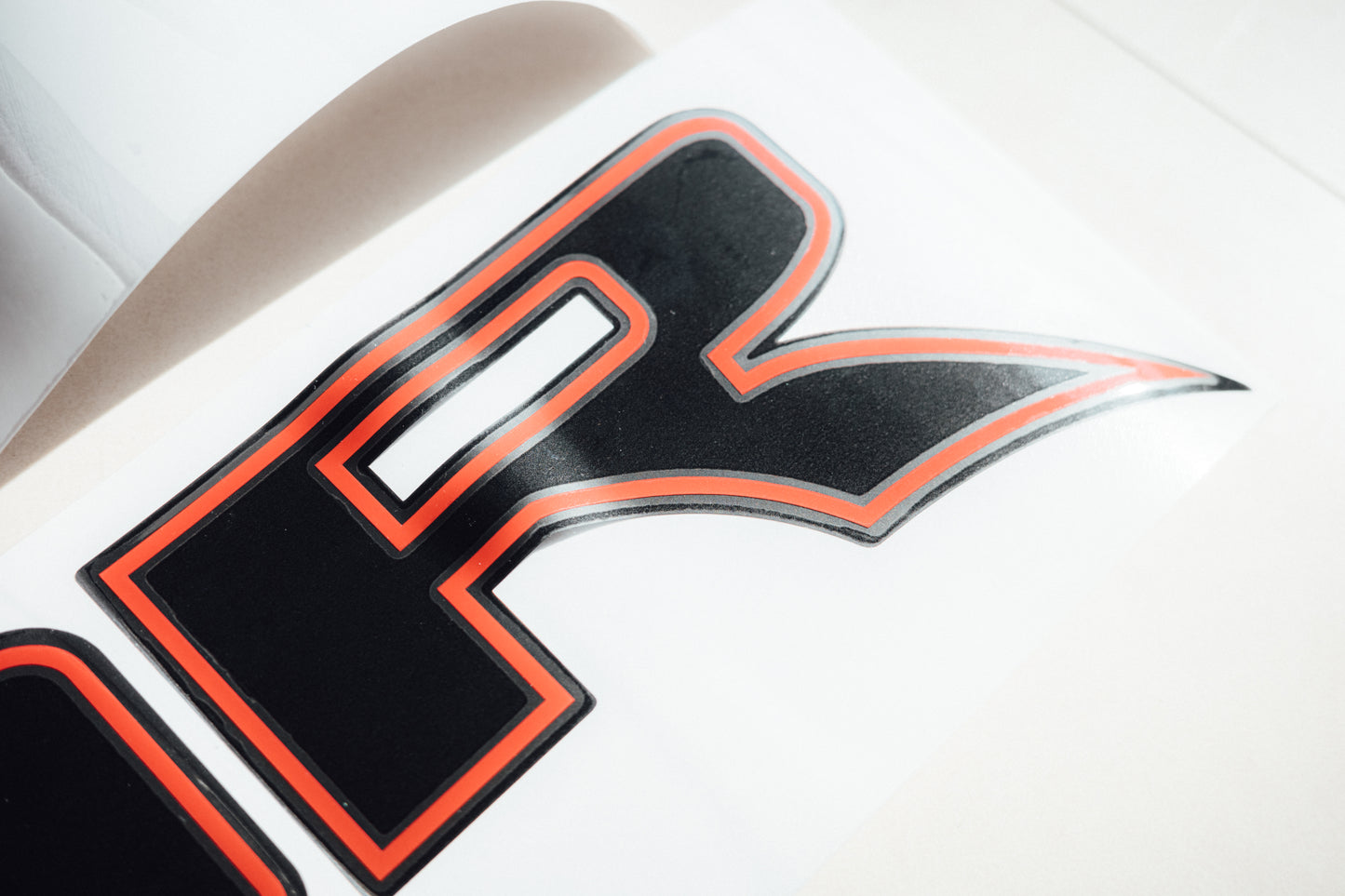 2024 F-150 "Raptor" Bedside Decal Code Orange Set Fits 21-24