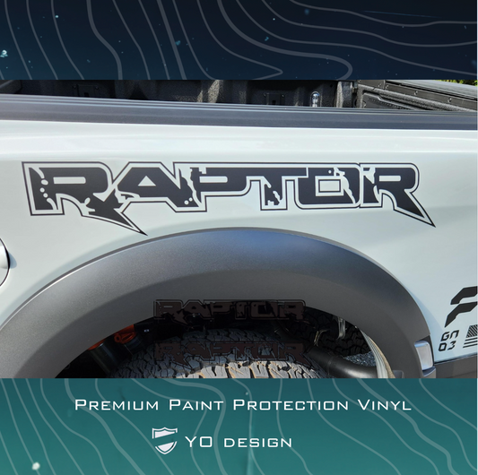 Ford F-150 Raptor Claw Mark Bedside Decal Set of 2 *Clearance Sale