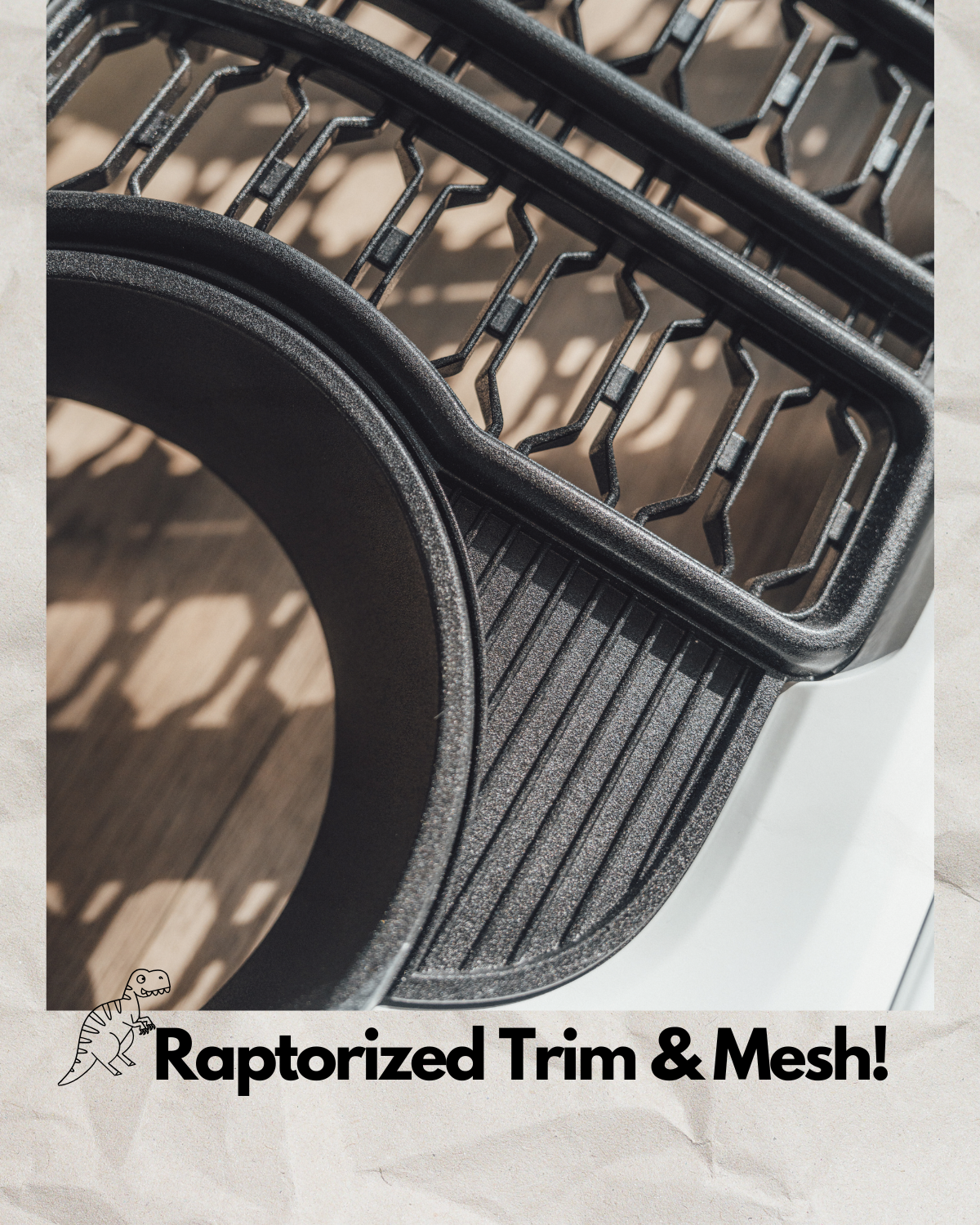 Slot, Trim & Chin Customization/Raptorize Add-on for 24 Jeep JL/JT Grille