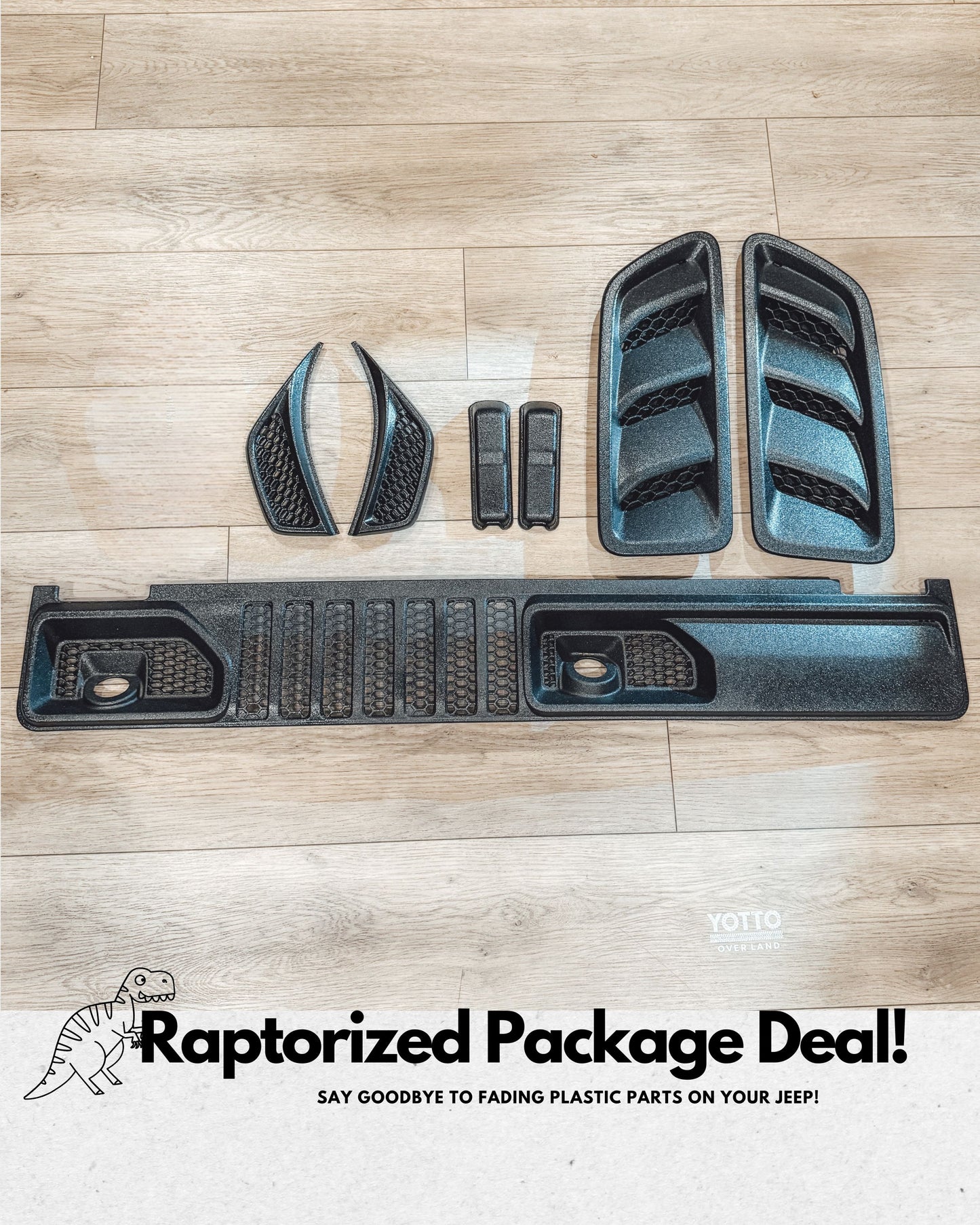 Raptorized Front End Package Deal for Jeep Wrangler JL Gladiator JT Rubicon