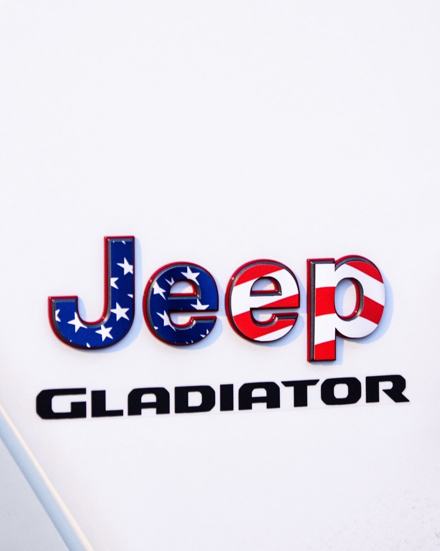 Emblem Decal set for Jeep Gladiator | American Flag