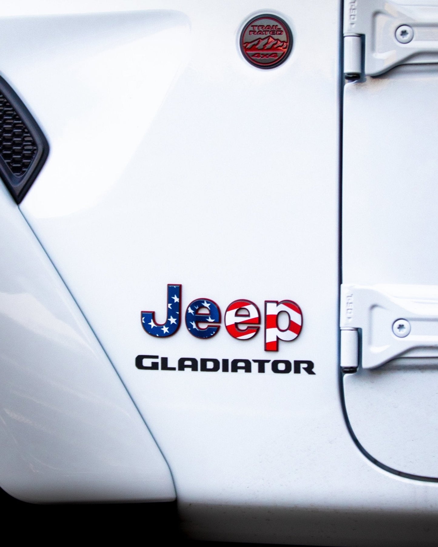 Emblem Decal set for Jeep Gladiator | American Flag