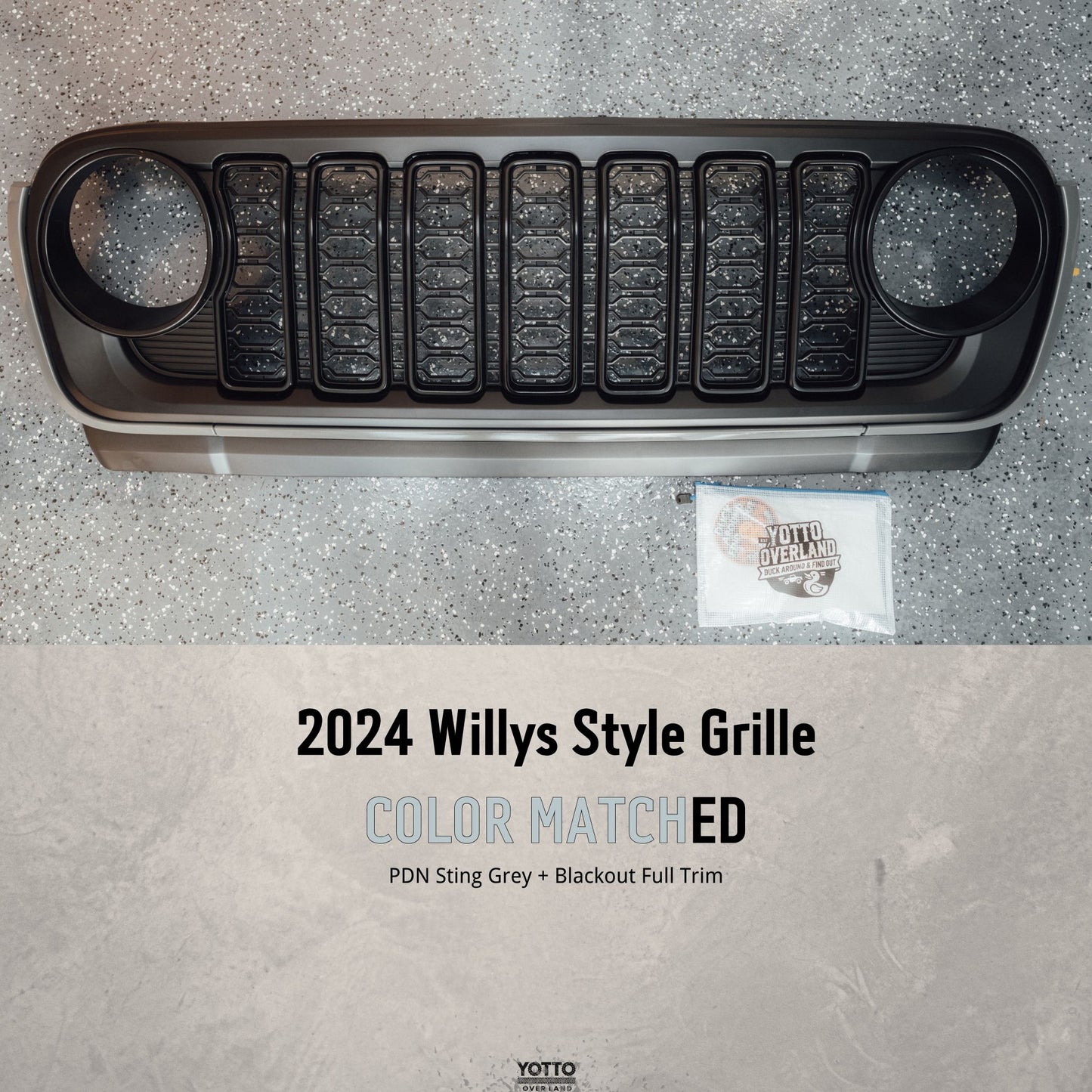 2024 Jeep JL & JT - 392 Willys Grille