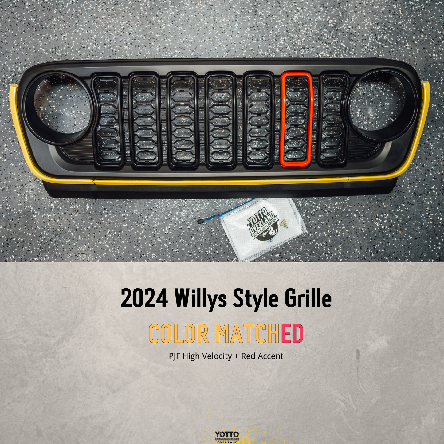 2024 Jeep JL & JT - 392 Willys Grille