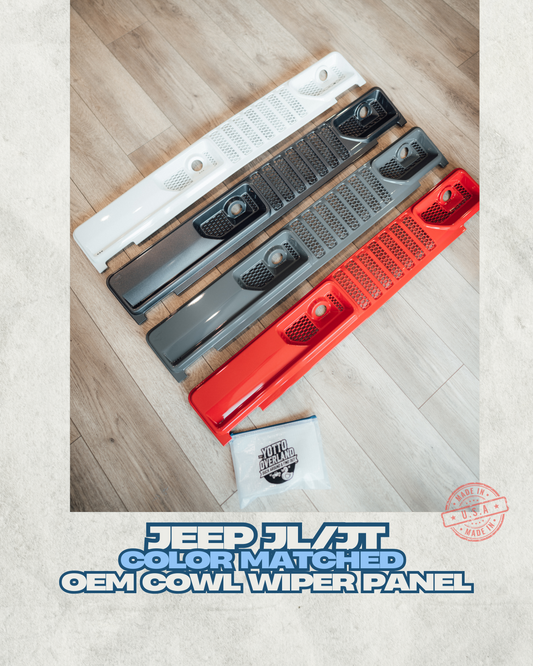 OEM Cowl Wiper Panel Color Matched  JL JT 2018+  (14+Lead Time)