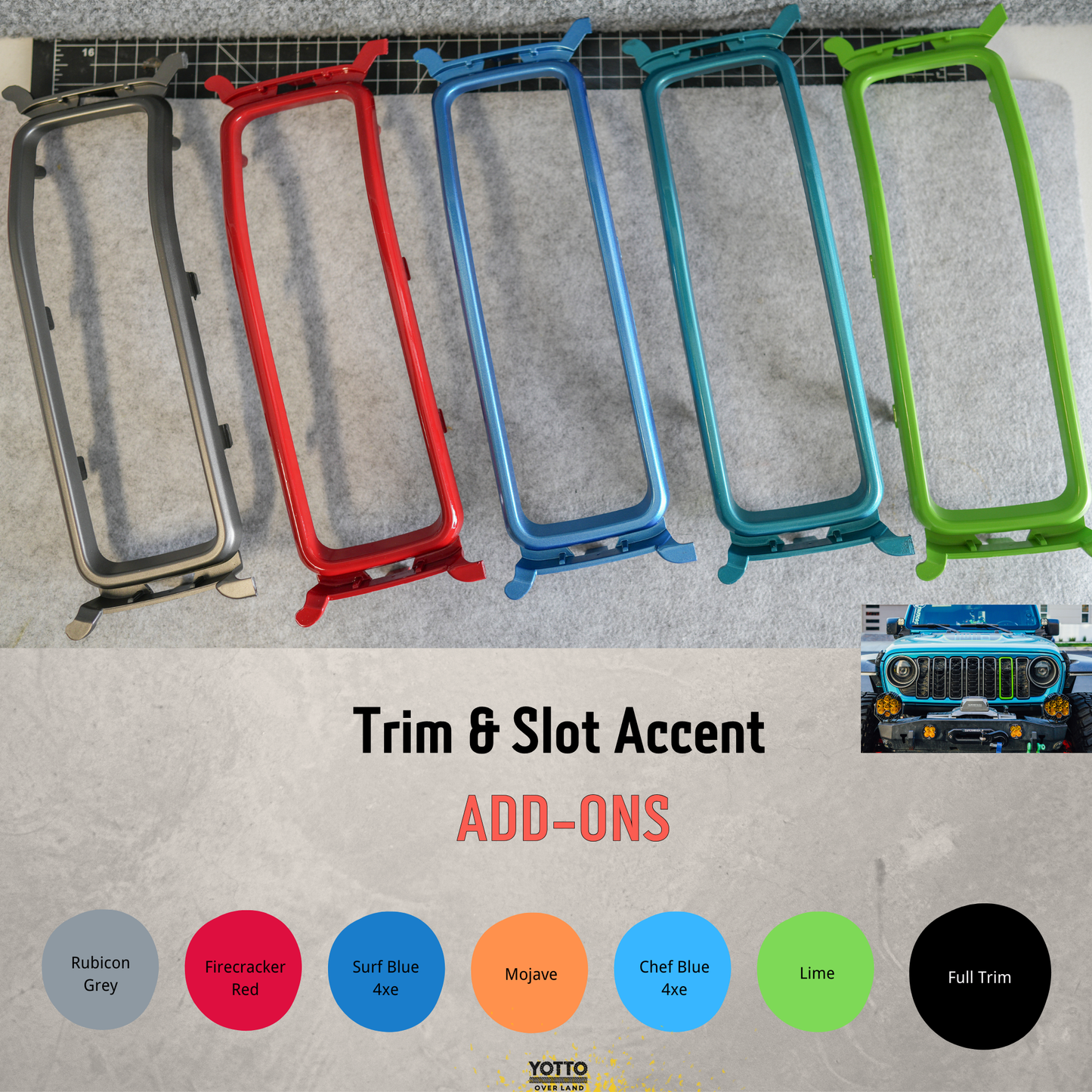 2. Slot Accent & Trim Customization