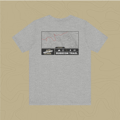 Rubicon Trail - Adventure Life Trail Topographic Garment Dyed Tee