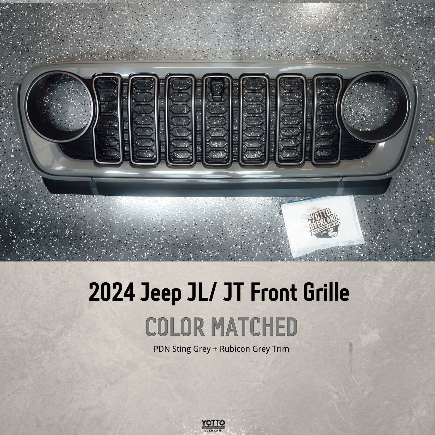 2024 Jeep Wrangler JL Gladiator JT Grilles - Factory Color Matched