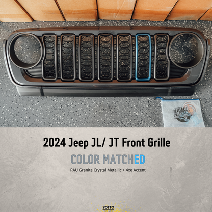Jeep JL JT 2024 Front Grilles - OEM Color Matched