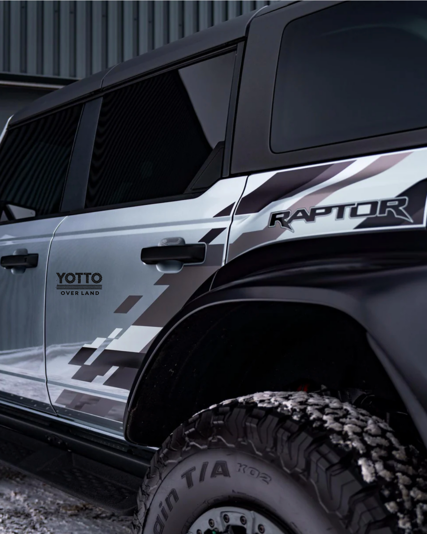 Bronco Raptor Decals - Full Body 3 Panels