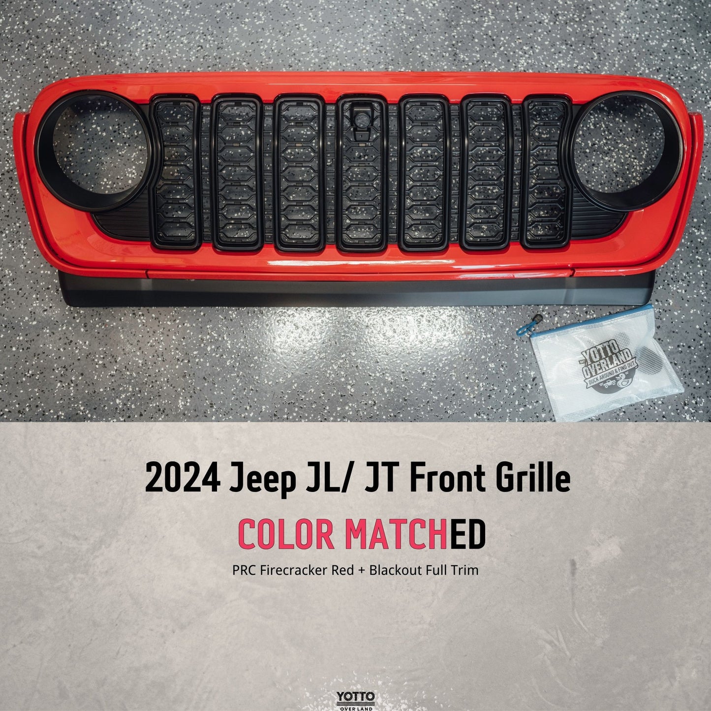 2024 Jeep Wrangler JL Gladiator JT Grilles - Factory Color Matched