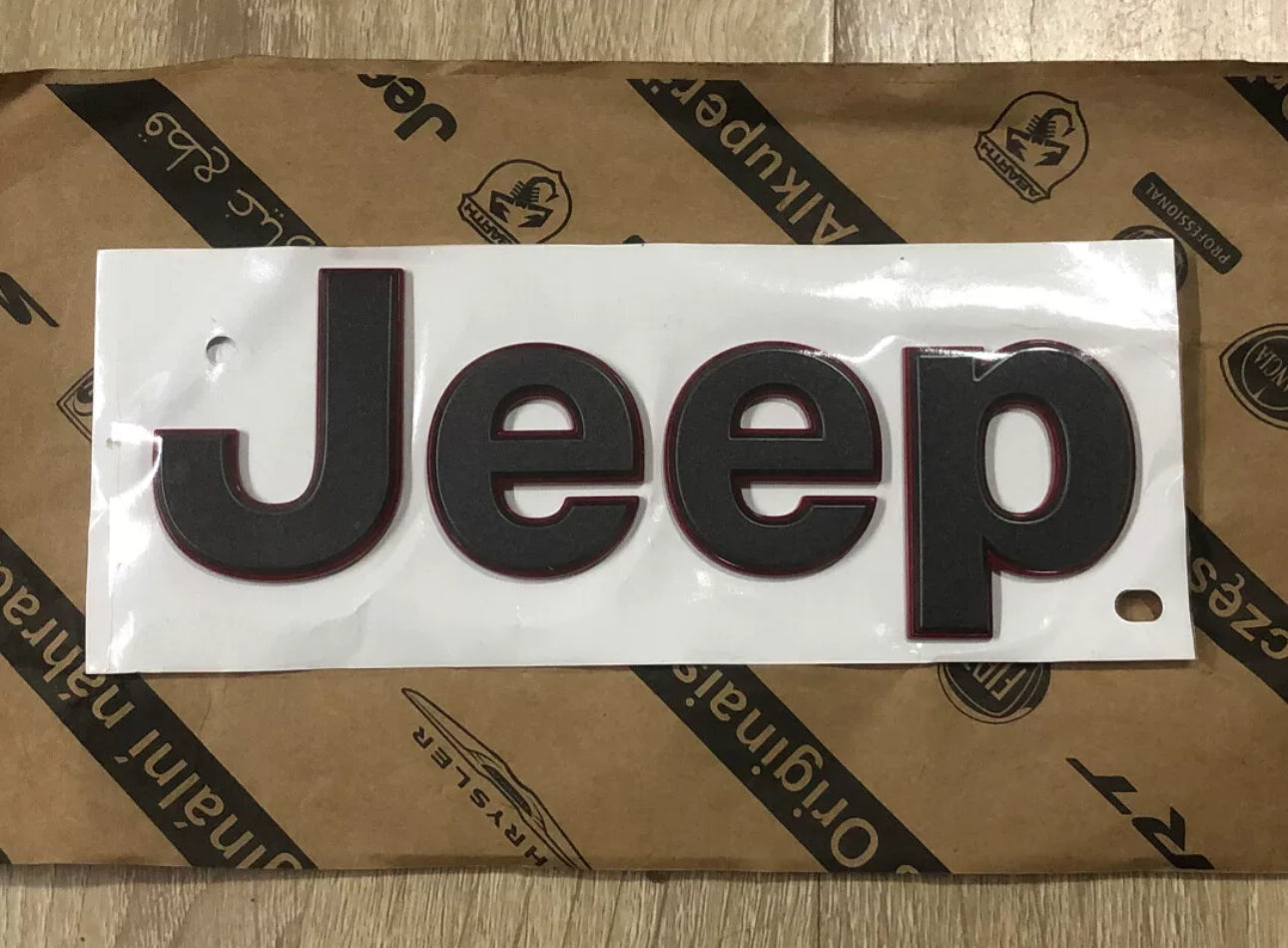 "Jeep" JL JT Fender Emblem - Chrome Delete