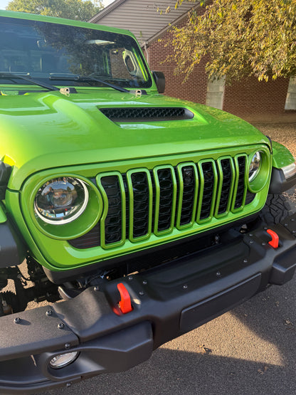 Snap On Slot Cover for 24-25 Grille Wrangler JL JT Grille