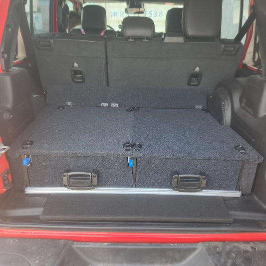 Aluminum TOUGH Cargo Drawer Platform for Wrangler JL