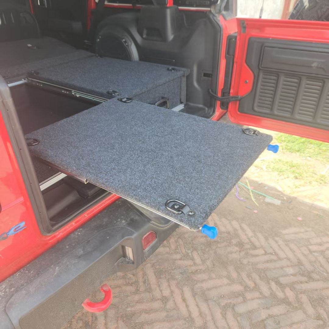 Aluminum TOUGH Cargo Drawer Platform for Wrangler JL