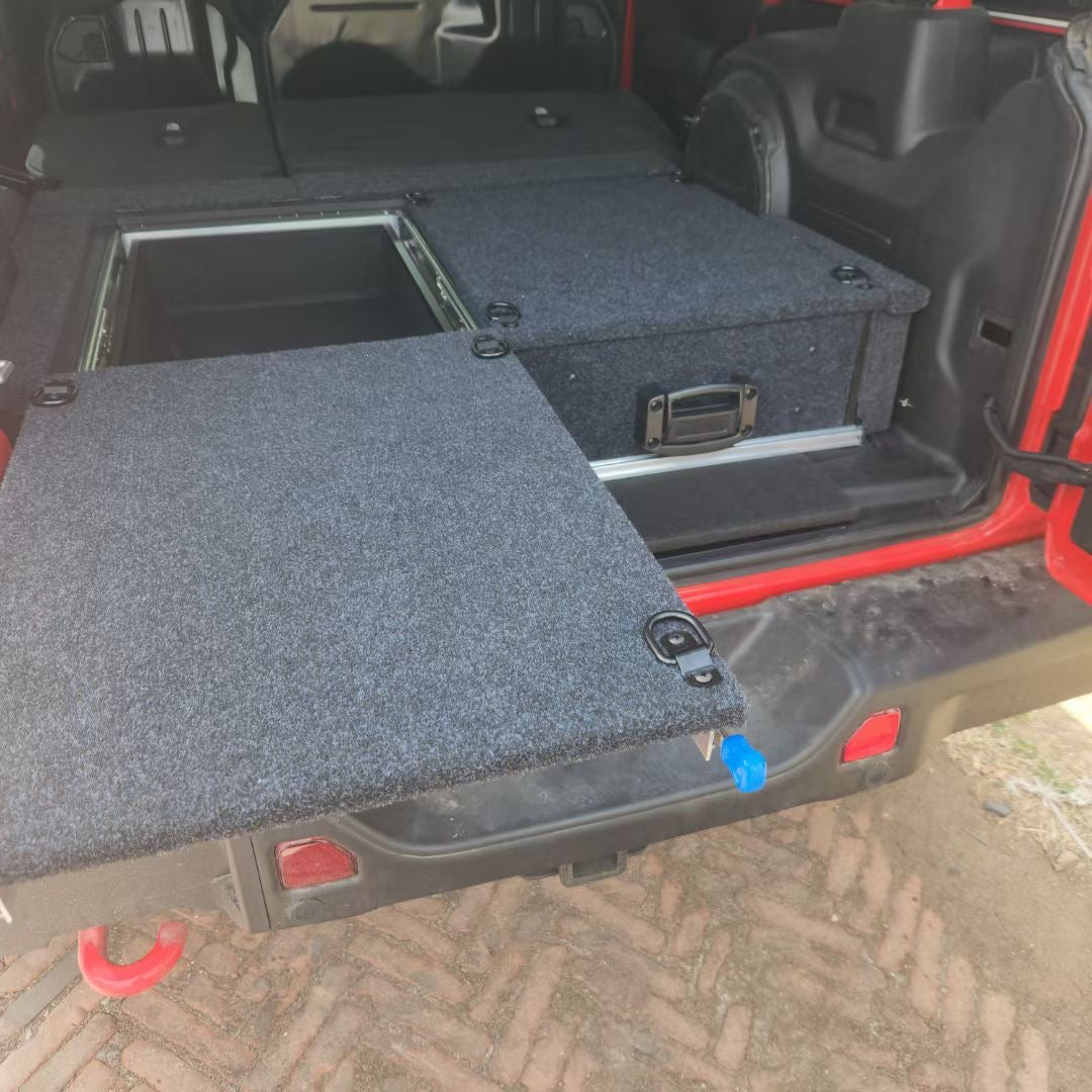 Aluminum TOUGH Cargo Drawer Platform for Wrangler JL