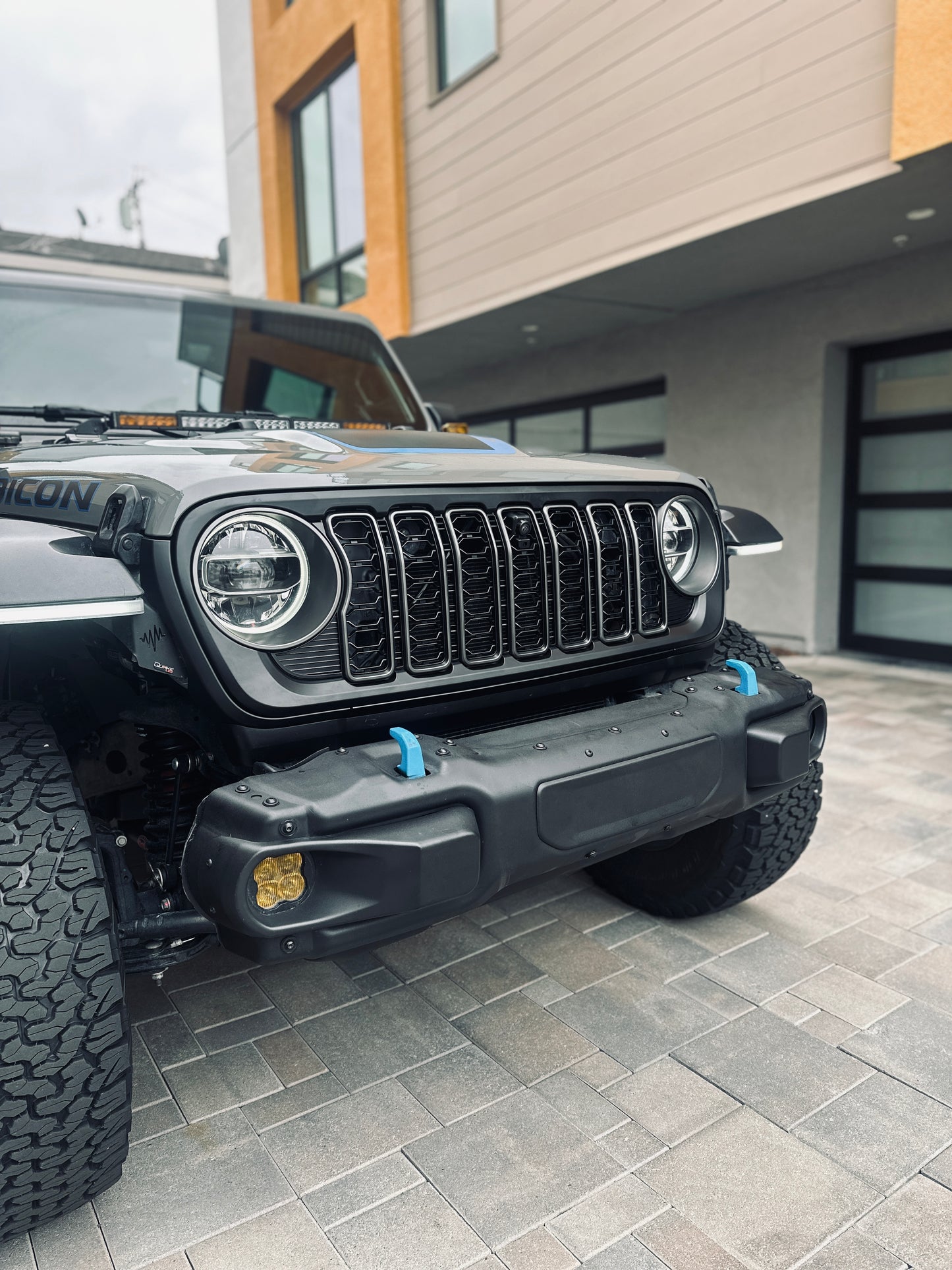 2024 Jeep JL JT Grille v3 - Matt Black