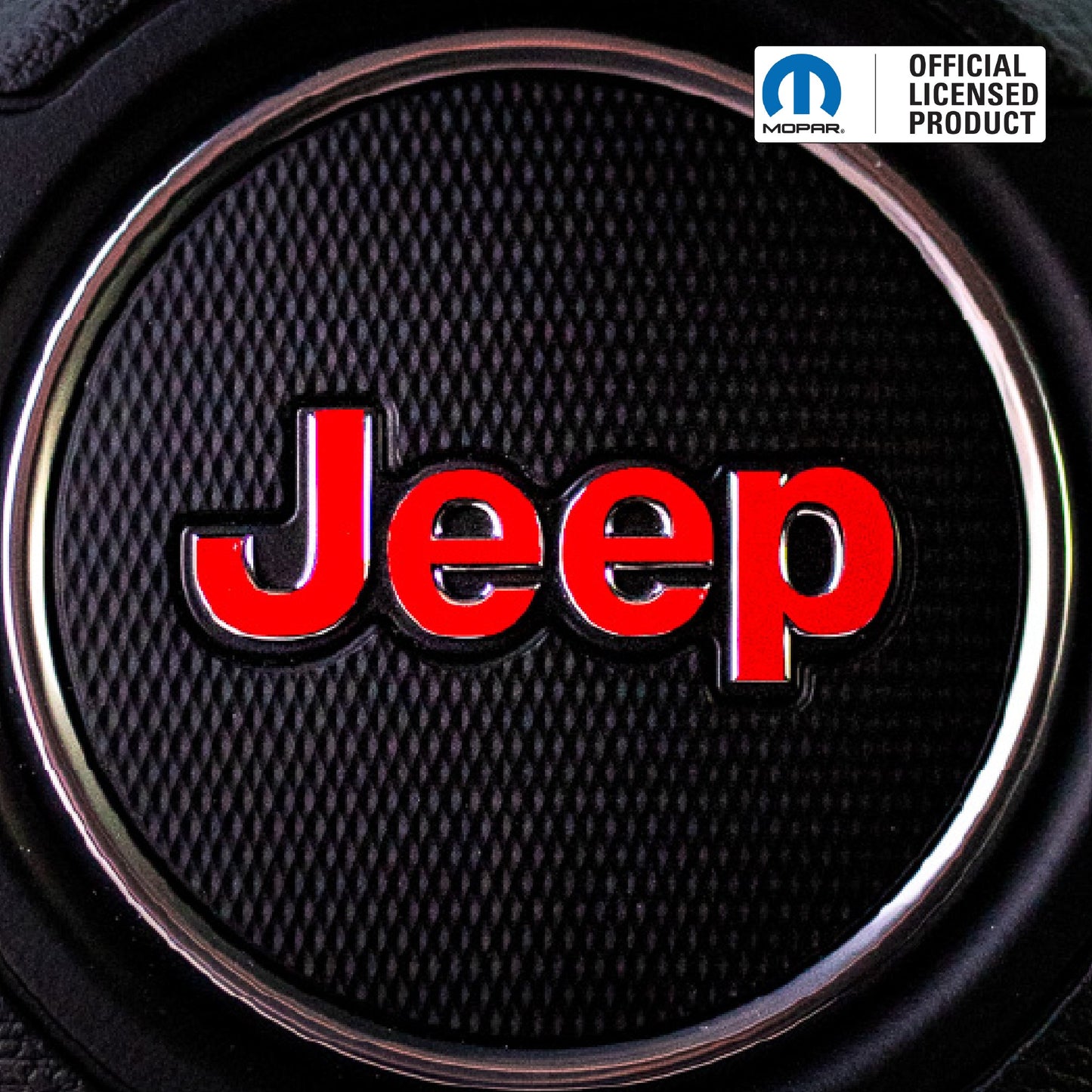 JEEP Steering Wheel Emblem Overlay Decal – Solid Colors