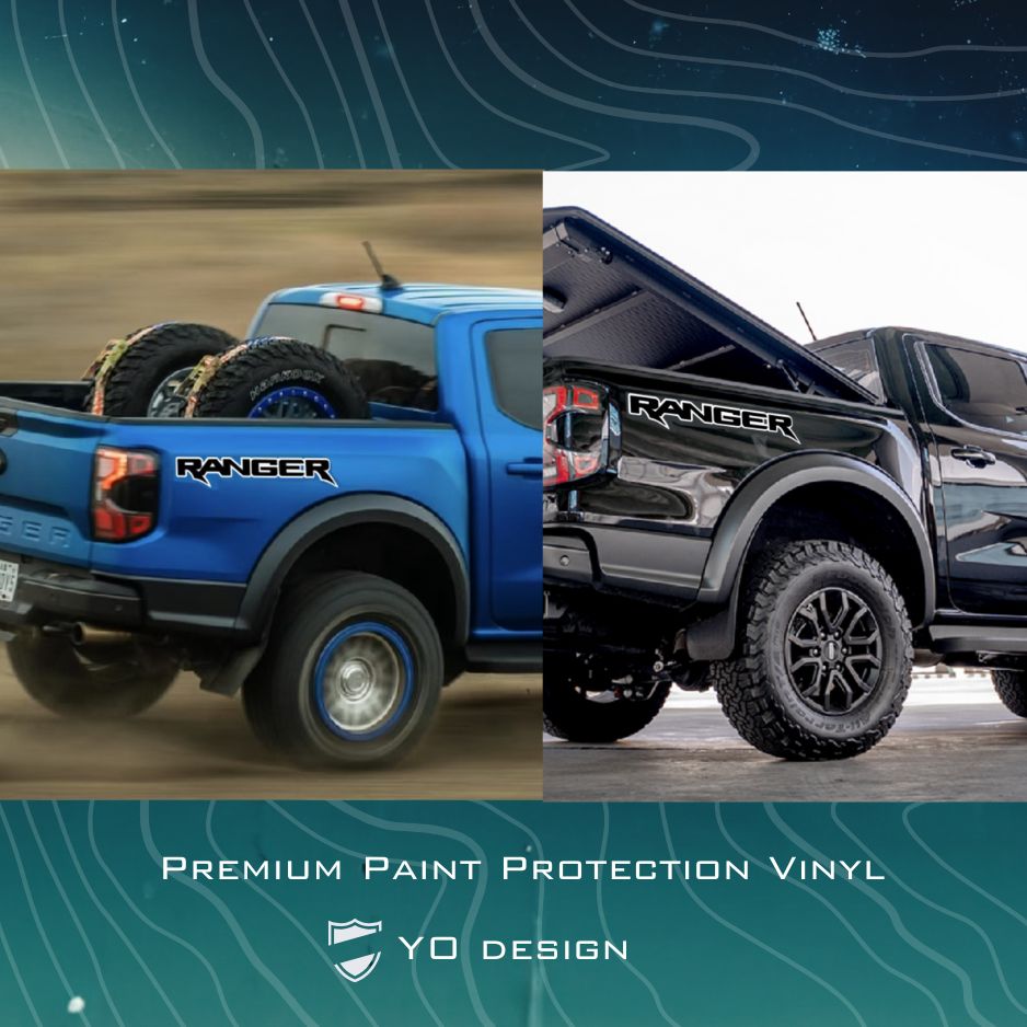 Ford "Ranger" Bedside Raptor Style  Decal PPF Graphic