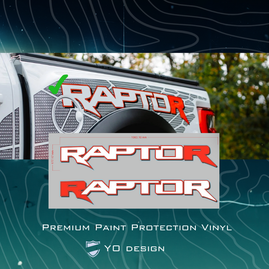 2024 F-150 Raptor R Bedside Decal Set of 2