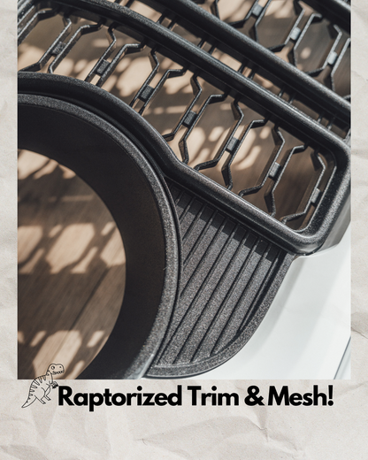 Slot, Trim & Chin Customization/Raptorize Add-on for 24 Jeep JL/JT Grille