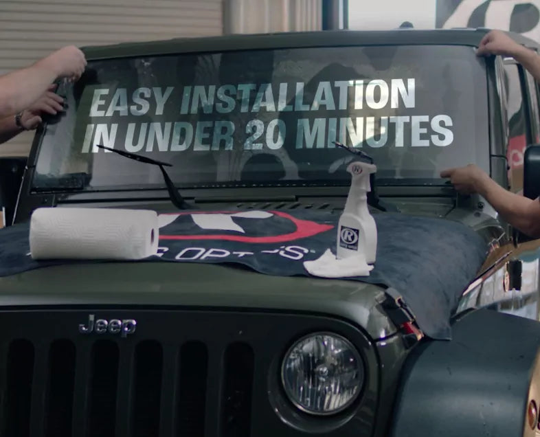 Windshield Defense™ Kit For Jeep® Wrangler or Gladiator