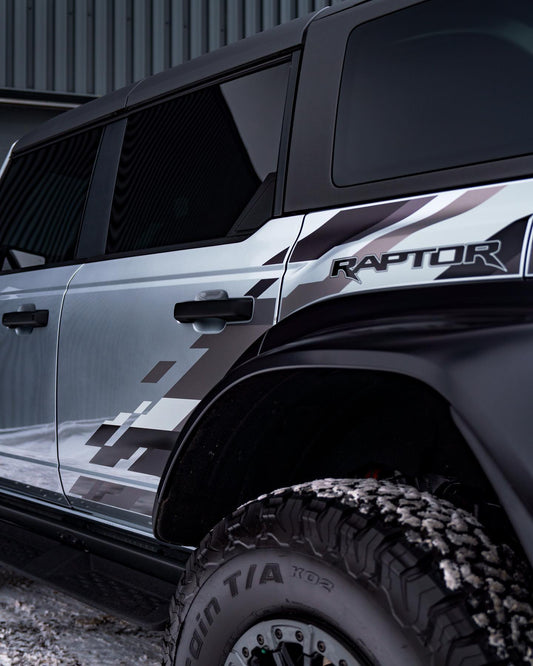 Bronco Raptor Decals - Two Sides