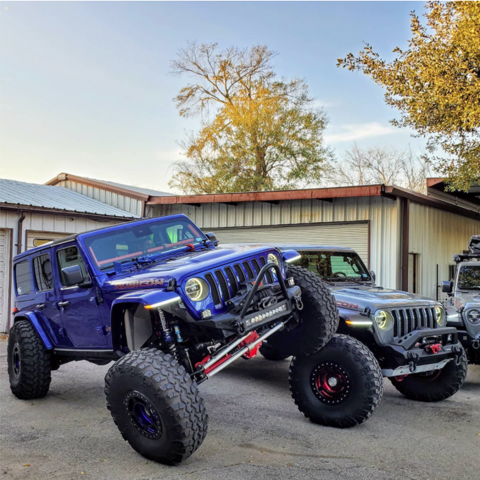 Jeep JL/JT Sport Slim DRL Fender Chop Kit w/Sequential Turns & Side Markers