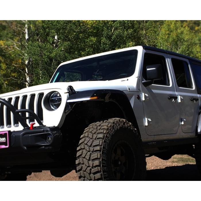 Jeep JL/JT Sport Slim DRL Fender Chop Kit w/Sequential Turns & Side Markers